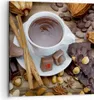 Bild auf Leinwand - Leinwandbild - Tasse Schokolade trinken Produktbild-Vorschau 1