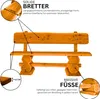 Gartenmöbel-Set "Rustikal" Farbton Pinie 160x200x80 cm Produktbild-Vorschau 4