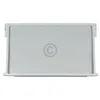A top-down view of a refrigerator glass shelf with a subtle watermark. Anteprima dell’immagine prodotto
