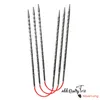 A set of circular knitting needles with red connecting cords, presented on a white background with branding. Produktbild-Vorschau