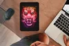 MuchoWow® Mauspad Mousepad Tiger - Orange - Rot 18x27 cm - Produktbild-Vorschau 3