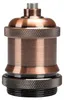 Lampenfassung E27 vintage Edison Lampensockel Rotbronze Produktbild-Vorschau 1