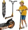 A collage of images showing a stunt scooter and a boy riding it. Náhľad obrázku produktu