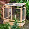 dobar Tomaten-Haus Gewächshaus aus Holz mit Rankhilfe und  Produktbild-Vorschau 5