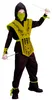 Goldenes Ninja-Kostüm für Kinder, Gr. 110-158, Produktbild-Vorschau 1