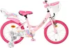 VOLARE bicicletta per bambini Unicorno 16 pollici, rosa Anteprima dell’immagine prodotto 1