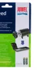 The image shows the packaging of an automatic pet feeder, with the product itself partially visible. Produktbild-Vorschau
