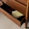 sweeek - Kommode Holzdekor 6 Schubladen - Nussbaumfarben Produktbild-Vorschau 9