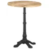 vidaXL Tavolo da bistrot Ø60x76 cm Legno di mango grezzo Anteprima dell’immagine prodotto 7