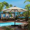 SUN MARINO | Sonnenschirm | Rund | Ø 300 cm | Taupe | LED | Produktbild-Vorschau 2