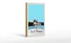Holzschild Reise 12x18 cm Insel Rheinau Europa Kirche Produktbild-Vorschau 1