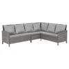 SVITA MADISON Polyrattan Lounge Gartenmöbel Rattan Set in Produktbild-Vorschau 6
