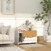 PawHut kattenkast voor kattenbak, kattenhuis met Productafbeelding-voorbeeld 2