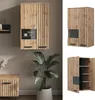 Hängeschrank Vicco Amber Braun 60.2 cm mit 2 Türen, Model Produktbild-Vorschau 2