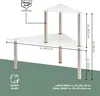 scaffale angolare in vetro bremermann, scaffale da cucina Anteprima dell’immagine prodotto 7