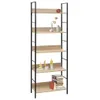 vidaXL Regał 5 półek dąb 60x27,6x158,5 cm materiał Podgląd zdjęcia produktu 1