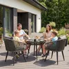 di volio Gartenmöbel Set RIETI - Grau, Sitzgruppe outdoor Produktbild-Vorschau 7