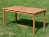 TEAK XL Holztisch 150x80cm Gartentisch Garten Tisch Holz Produktbild-Vorschau 2
