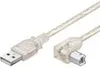 Goobay 93575 Cavo USB 2.0 Hi-Speed 90°, trasparente, 0,5 m Anteprima dell’immagine prodotto 4