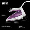Braun FI 7215 VI, Napařovací žehlička, 2,5 m, 230 g/min, Náhled obrázku produktu 18