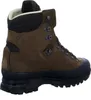 A side view of a brown trekking boot with a black sole. Anteprima dell’immagine prodotto