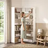 HOMCOM Bücherregal 7 Ebenen Eckregal L-förmiges Regal mit Produktbild-Vorschau 8