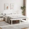 vidaXL Seniorenbett Weiß 160x200 cm Massivholz Kiefer Produktbild-Vorschau 2