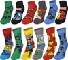 A collage of 12 pairs of Marvel-themed socks. Produktbild-Vorschau