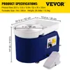 VEVOR Töpferscheibe 350 W, Keramik Rad Maschine 220 V, Produktbild-Vorschau 7
