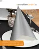 Softpoint Serviette in Grau, 1/4-Falz, 40 x 40 cm, 50 Stück Produktbild-Vorschau 3