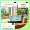 Moderne Funk-Wetterstation farbig: Rahmenloses LCD-Display Produktbild-Vorschau 6