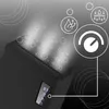 A close-up view of a dehumidifier emitting mist, with icons and a dial indicating features. Voir les images du produit
