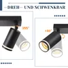 ZMH LED Deckenleuchte 5 Flammig GU10  Schwarz Deckenlampe Produktbild-Vorschau 3