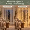 LED Lichtervorhang USB mit Fernbedienung – Lichterkette Produktbild-Vorschau 8
