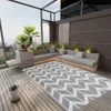 vidaXL Outdoor-Teppich ARAKIL Grau 190x290 cm PP Produktbild-Vorschau 2
