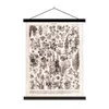 MuchoWow® Textilposter Pflanzen - Blumen - Schwarz - Weiß Produktbild-Vorschau 1