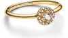 Dámský prsten Halo se zirkoniemi, PANDORA Timeless, IP Gold Náhled obrázku produktu 3