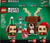 LEGO 40353 Brickheadz: Reno, Elfo e Elfillo, decorazioni e Anteprima dell’immagine prodotto 9