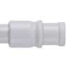 A close-up view of a white adjustable curtain rod connector. Anteprima dell’immagine prodotto