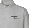 Huuraa Damen Polo Shirt Boyfriend Material Schriftzug S Produktbild-Vorschau 2