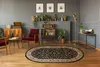 Teppich ROYAL ADR Oval modell 1745 schwarz  Schwarz 150x250 Produktbild-Vorschau 4