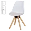 súprava 2 retro jedálenských stoličiek LIMA white | Náhľad obrázku produktu 3