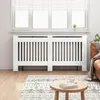 vidaXL Heizkörperabdeckung Hochglanz Weiß 172 x 19 x 81,5 Produktbild-Vorschau 2