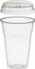 100x  Trinkbecher 400ml + Deckel mit Klappöffnung aus Produktbild-Vorschau 1