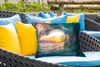 MuchoWow® Outdoor Kissen - Sonnenuntergang - Wasser - Welle Produktbild-Vorschau 4