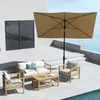 Outsunny Parasol de jardin Parasol droit Parasol Voir les images du produit 2