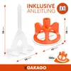 Gakago Fliesen Nivelliersystem 300-tlg. Set 3mm Produktbild-Vorschau 5