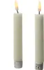 Two LED candles are shown against a white background. Produktbild-Vorschau