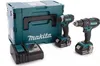 Makita DLX2131JX1, Kabelloser Schlagbohrschrauber, Schwarz, Produktbild-Vorschau 12