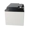A white and black battery on a white background. Voir les images du produit